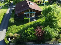 Bungalow im Grünen mit Panoramablick