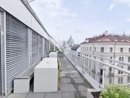 Klimatisierte Dachgeschoss-Bürofläche nahe dem Karlsplatz