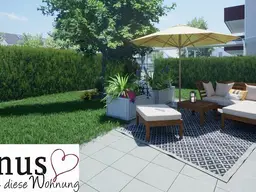 Gartenwohnung zum Bestpreis: provisionsfreie 2-Zimmer Wohnung mit Terrasse, Garten, Kellerabteil und Parkplatz
