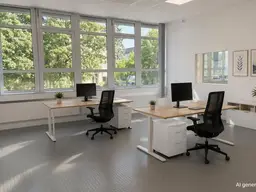 Kompakte Bürofläche mit flexiblem Raumkonzept - 99 m²