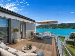 Moderne Beachfront-Villa in einzigartiger Lage am Wörthersee mit spektakulärem Blick