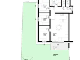 Lichtenegg / Wels: Gartenwohnung mit 4 Zimmern und Carportstellplatz