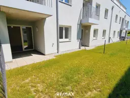 unbefristete 3-Zimmer-Neubau-Mietwohnung mit Garten und Kaufoption