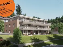 3-Zimmer Neubau-Terrassenwohnung mit Garage, Balkon Top 6