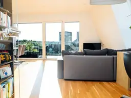 ELEGANTES BAD MIT REGENDUSCHE I SMART-LIVING I STYLISCHES PENTHOUSE I KLIMA I SONNENTERRASSE I OFFENE DESIGN-KÜCHE I