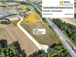 GEWERBEZONE WELS-OST - OÖ.ZENTRALRAUM+++DIREKT AN DER A25 / ÖBB-Terminal / AST Wels-Ost