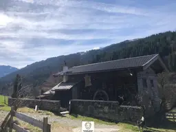 Original Mühle, errichtet rund um 1600 mit Gartenanteil