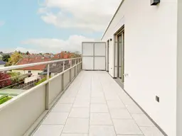 Traumhafte Dachgeschosswohnung in Deutsch-Wagram - 2 Terrassen, Erstbezug, 2 KFZ Garagenplätze - PROVISION BEZAHLT DER ABGEBER