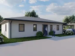 Niedrigenergie-Bungalow - individuell planbar - Lehm für Ihre Wohngesundheit