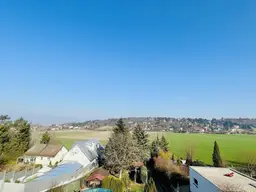 1953m² Grundstücksfläche - Stadtvilla mit parkartigen Garten - direkt am Bisamberg - privat Zugang zum Wald - Grünblick - Ruhelage