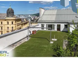 Innenstadtpenthouse mit 160 m² Dachterrasse und optionalem TG-Platz!