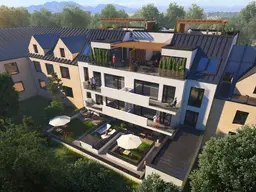 FRÜHJAHRSAKTION: Neu errichtete DG-Wohnung mit 3 Terrassen