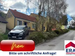 Zur Miete: Nettes Einfamilienhaus mit Presshaus, Kellerröhre, Terrasse &amp; Gartenhütte in Wilfersdorf