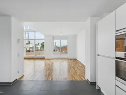 Provisionsfrei für den Mieter! Exklusives DG-Büro mit Terrasse, Wintergarten &amp; Wellness – Nähe Hohe Warte