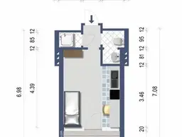 Klein, aber fein: Singlewohnung mit Balkon - provisionsfrei ab sofort - inkl. Betriebskosten, und Heizung
