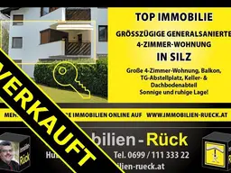 *** ANLAGEOBJEKT *** - *** 4-ZIMMER-WOHNUNG MIT ZUBEHÖR IN SILZ ! ***