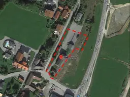 "Altes Bahnhofsareal Schlierbach" Baufläche samt Aufnahmegebäude "In der Schwärz 17" WC-Gebäude und Gütermagazin zu verkaufen