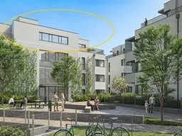 AM FLIEGENSPITZ - Penthouse-Wohnung | 4 Zimmer mit Rundum-Terrasse | Modern &amp; Nachhaltig | Provisionsfrei!