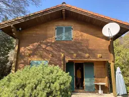 Neuwertiges Gruber-Blockhaus(Kleingarten), 1130 Wien/461 m² Eigengrund