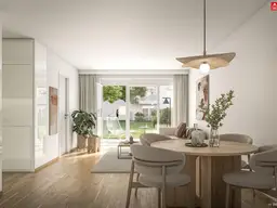 Moderne 2-Zimmer-Wohnung mit kleinem Eigengarten – Erstbezug in zentraler Lage!