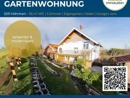 Wohnen im Grünen – Charmante 3-Zimmer Gartenwohnung in Höhnhart