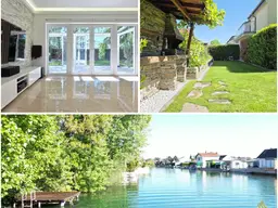 Haus am See - Eigengrund - Wohnen wie im Urlaub - Seezugang mit privatem Bade-Steg - Sackgasse