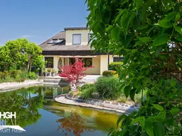 2100 Korneuburg Moderne Villa mit 2 Wohneinheiten &amp; Natur-Schwimmteich mit mediterranem Flair