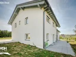 8230 Schölbing bei Hartberg: Großzügiges, belagsfertiges Eckreihenhaus - 5 Zimmer, Terrasse und Garten in sonniger Grünlage