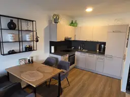Moderne 2 Zimmer Mietwohnung (48,59m²) mit stilvoller Küche, Balkon &amp; Tiefgarage in Lieboch bei Graz