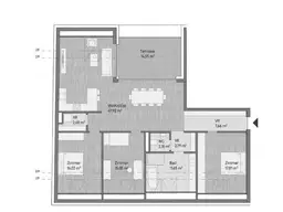 4-Zimmer-Eigentums- Dachgeschosswohnung (123,77 m²) &amp; sonniger Terrasse- in Graz/Gries