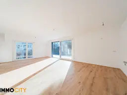 Neuer Preis! Dachtraum, 2 Zimmer-Wohnung + 17 m² Balkon, Erstbezug, Erstklassige Ausstattung, Neubau, luxuriös + Garage