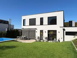 Neubau 2024 || traumhaft moderne Neubauvilla mit Ausblick über Gablitz || Pool 8x4m || hochwertige Ausstattung