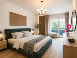 Morgensonne und Abendsonne: 91 m² mit neuer Küche und zwei Loggien in Parsch