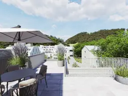 Abkühlen im hauseigenen Pool .... Ihre Traumwohnung mit Terrasse oder Garten und Fernblick Nähe Maurer Wald PROVISIONSFREI !!