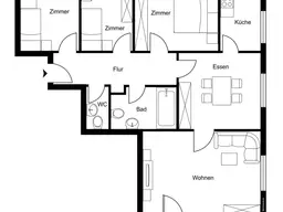 Tolle 5-Zimmer Wohnung in sonniger Lage zu verkaufen
