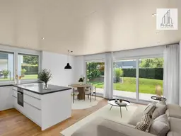 Moderne 3-Zimmer-Wohnung mit großzügigem Privatgarten