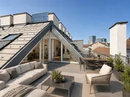 Exklusive Dachgeschosswohnung | Klimaanlage | 2 Terrassen | Garage | Hauptbahnhof &amp; U1 Keplerplatz