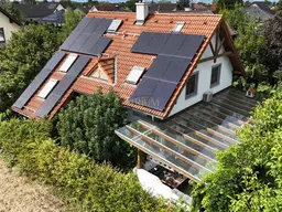 Charmantes Einfamilienhaus mit Wintergarten, Pool und Photovoltaik