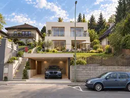 Einfamilienhaus im Rohbau mit zwei bewilligten Planungsvarianten
