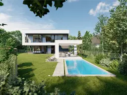BAUBEWILLIGTES Grundstück in Traumlage Nähe Wien! I Einreichpläne bereits vorhanden I Villa mit 5 Zimmern möglich I Pool und Sauna I Garage