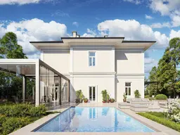 Mitten im Grünen &amp; im Villenviertel: exklusive Gartenwohnung mit ca. 930 m² Außenfläche, beheiztem Wintergarten, Pool, Luftwärmepumpe u.v.m.!