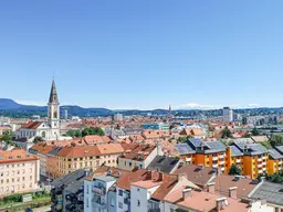Wohnen im Herzen von Graz mit Blick über die gesamte Stadt