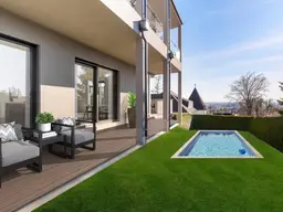 Exklusive Gartenwohnung am Ruckerlberg mit Panoramablick in ruhiger Lage