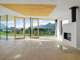 Almfeeling in traumhafter Aussichtslage im Bezirk Kitzbühel I Tiroler Architektur - Villa mit luxuriöser Ausstattung 