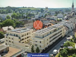 Wohnen im Zentrum von Grieskirchen - Top 5 Haus Prechtlerstraße / 2 Zimmerwohnung mit Blick über Grieskirchen