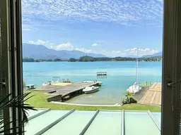 Rarität am Faaker See! Private Badewiese - direkter Seezugang!