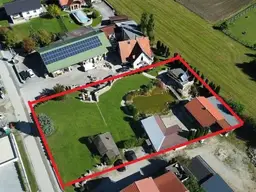 Baugrundstück mit Schwimmteich und Troadkasten zwischen Schärding und Ried im Innkreis !