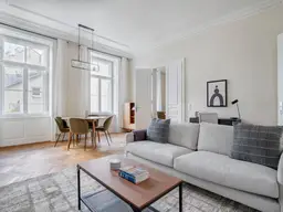 Luxuriöse 3 Zi Wohnung im Zentrum Wiens, 2 Badezimmer, Aufzug, Keller, Restaurants/Bars in der Nähe (VIE310)