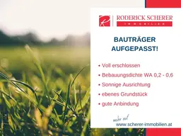 Großzüzigiges, sonniges Grundstück in zentraler Lage!