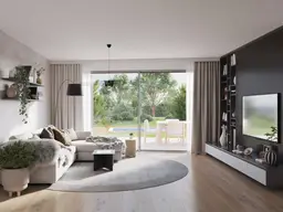 Elegante Gartenwohnung mit großzügiger Terrasse und weitläufigem Eigengarten